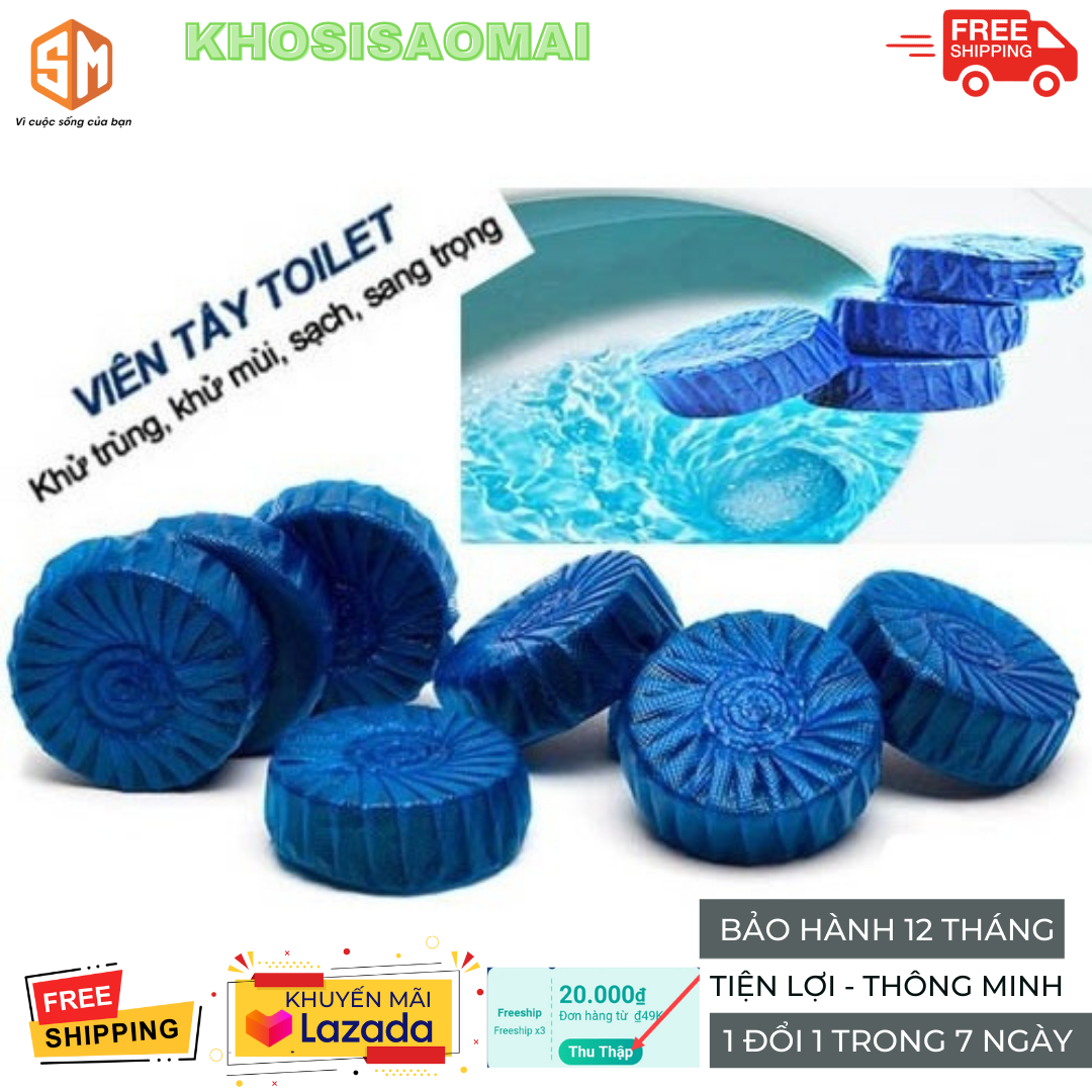 COMBO 10 VIÊN TẨY BỒN CẦU HÀN QUỐC