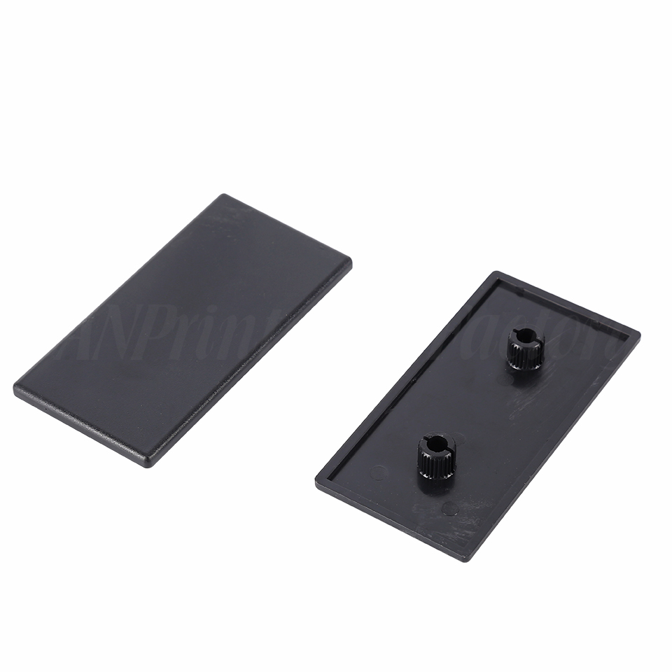 【New Arrivals】10PCS Black Nylon Aluminum Profile End Cap Cover Plate for 2020/2040/3030/4040/4080/4545/5050/6060/100100 EU Aluminum Extrusion. 