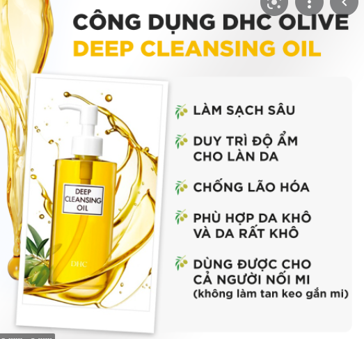 (Ulta Mỹ) - Dầu tẩy trang Olive DHC Deep Cleansing Oil 200ml