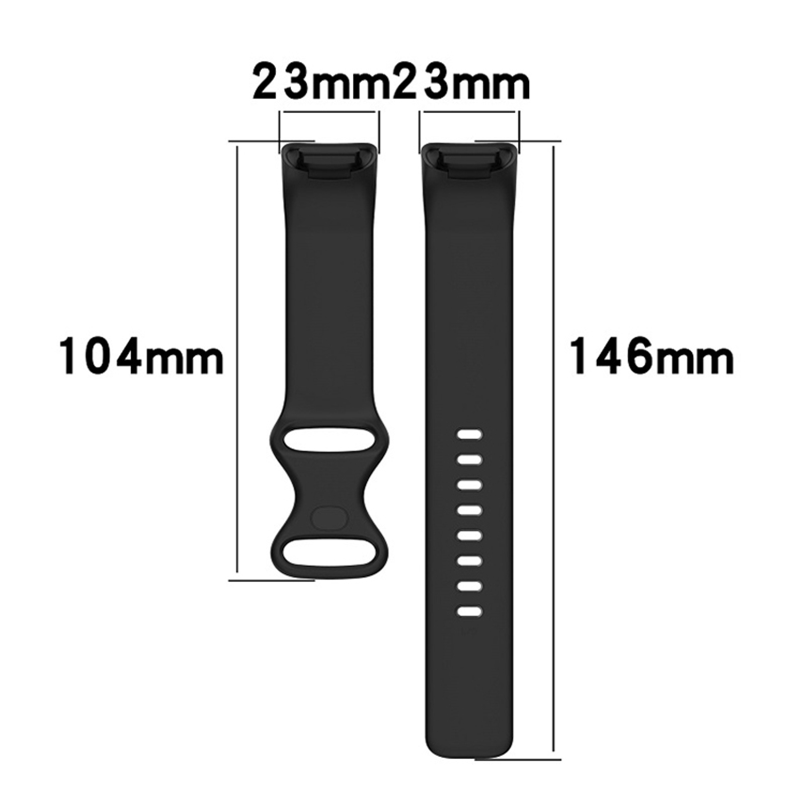 Dây đeo đồng hồ vòng đeo tay dây đeo cao su chính thức cùng một phong cách Phụ Kiện Vòng tay cho Sạc Fitbit 5/6