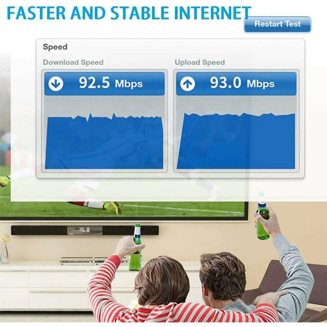 BOKALI NEW 1PC Ethernet LAN USB Adapter Micro USB to RJ45 for Amazon Fire Stick Chromecast Durable