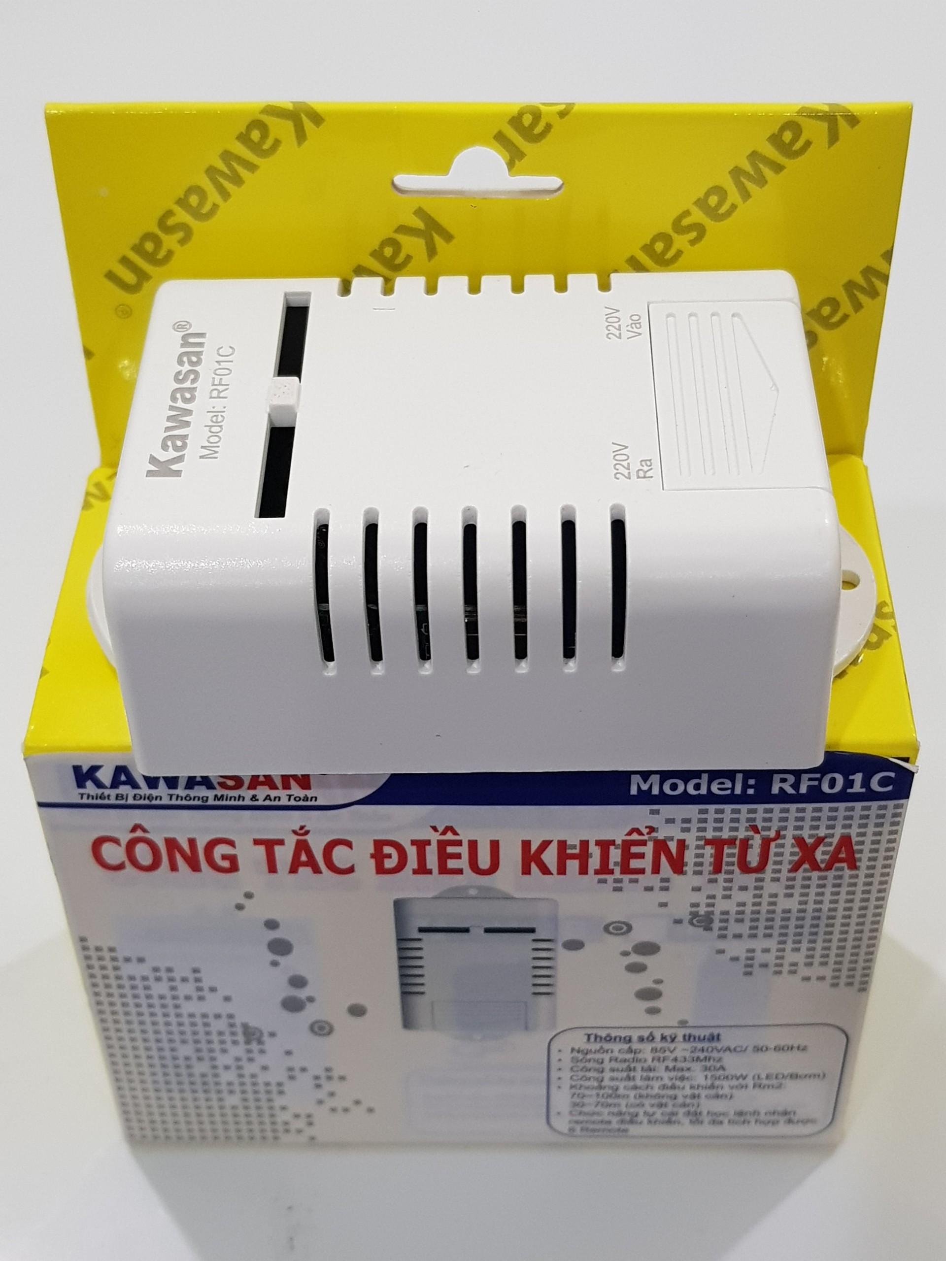 Công tắc điều khiển từ xa RF01C-RM2A