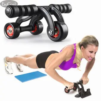 Esogoal 3 Wheel Ab Roller Pro Core Fitness Abdominal Ab Roller Wheel Pro Core Fitness