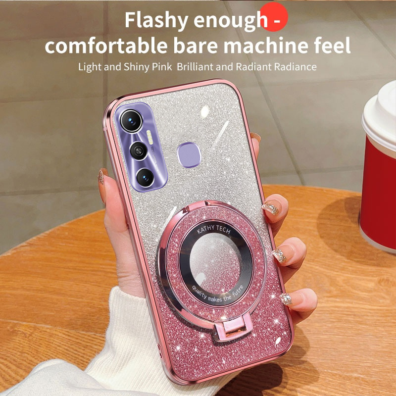 New Phone case infinix Hot11 11S NFC 11 Play Back cover Fashionable Frosted Silicone Soft Dustproof Bracket Adsorb for infinix Hot 11S NFC 11 Play case. 