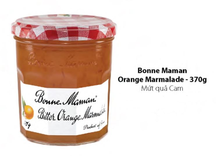 Mứt quả các vị Bonne Maman 370g (10 vị)