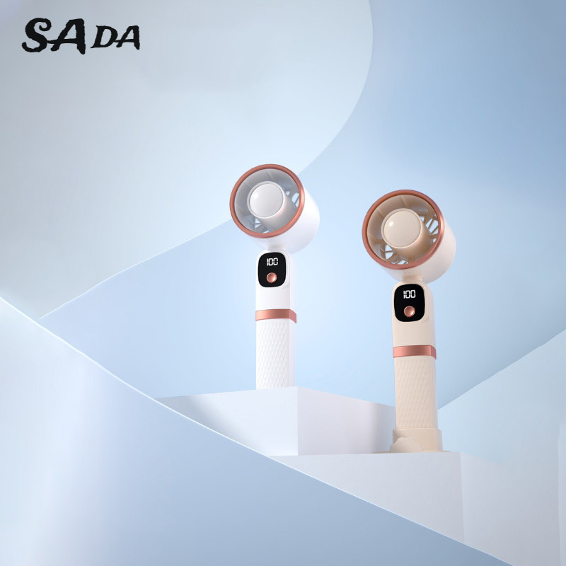 SADA Handheld fan portable USB multi-function with power bank mini fan dormitory outdoor electric fan