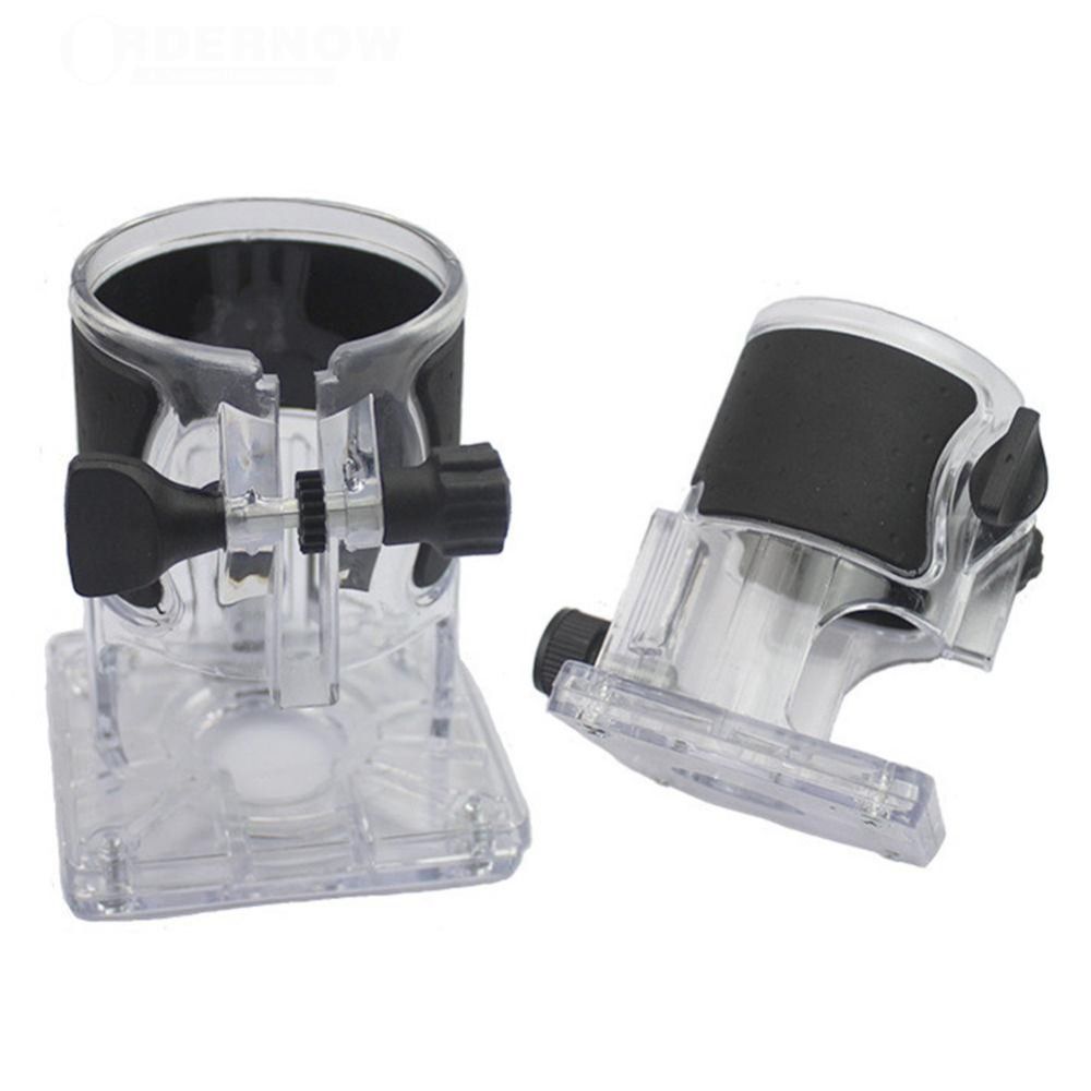 Base Assembly Router Cover Transparent Shell Woodworking Plunge Router Base Dust Cover Wooden ...