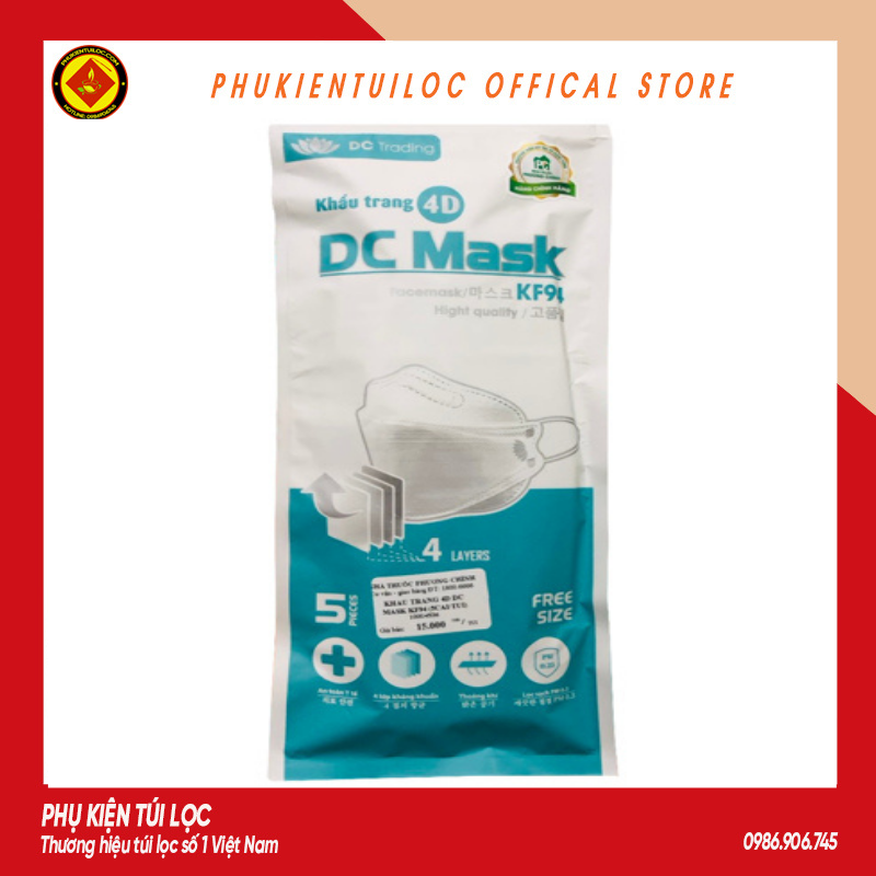 Khẩu trang dc mask- 1 thùng 300 chiếc