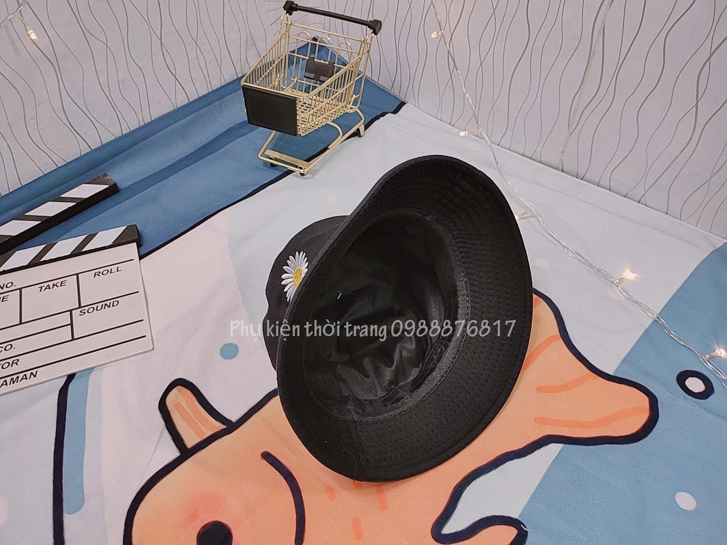 [SIÊU SALE 37K] Nón Hoa Cúc 2 Mặt HOT TREND