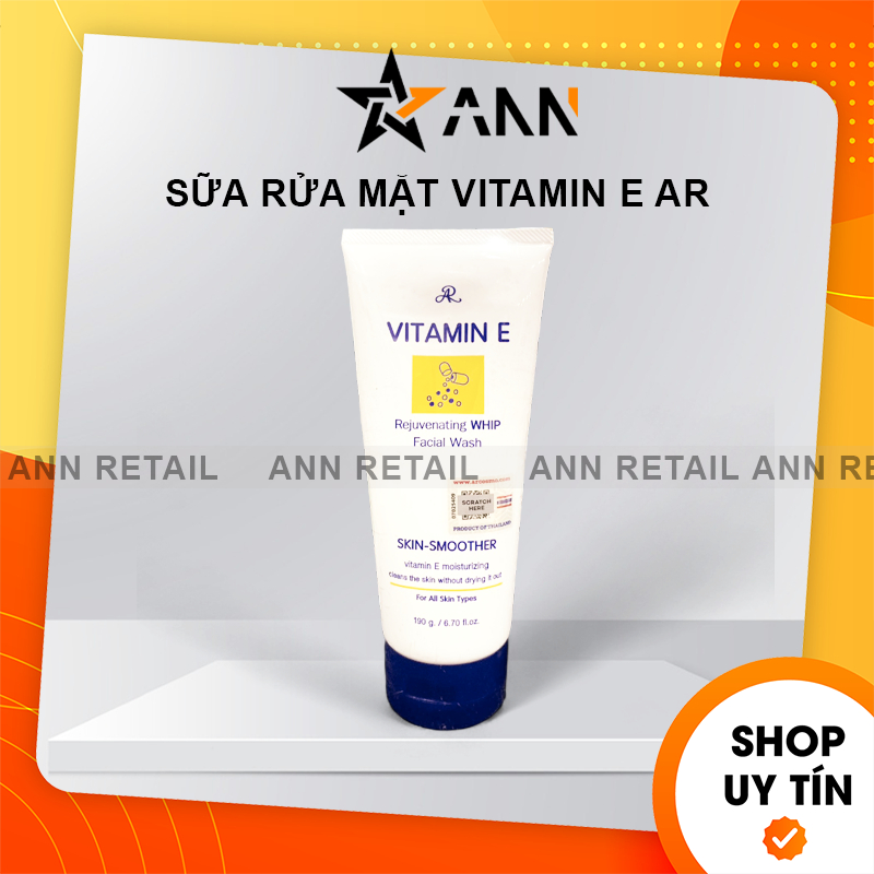 [Chính Hãng] Sữa Rửa Mặt Vitamin E AR Thái Lan Tuýp 190g