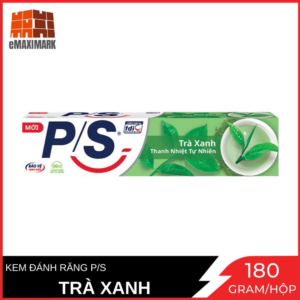 Kem đánh răng p/s trà xanh tuýp 180g