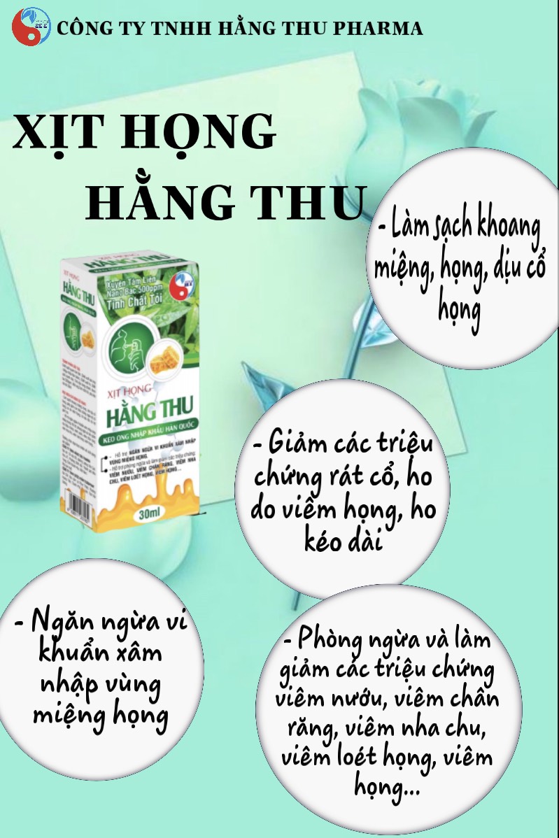 Xịt  họng Hằng Thu