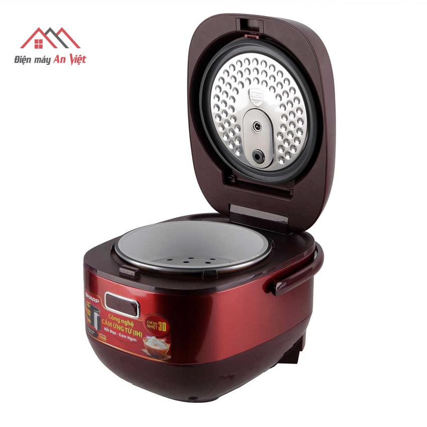 Nồi cơm cao tần 1.8 lít Sharp KS-IH191V-RD - Hàng Chính Hãng