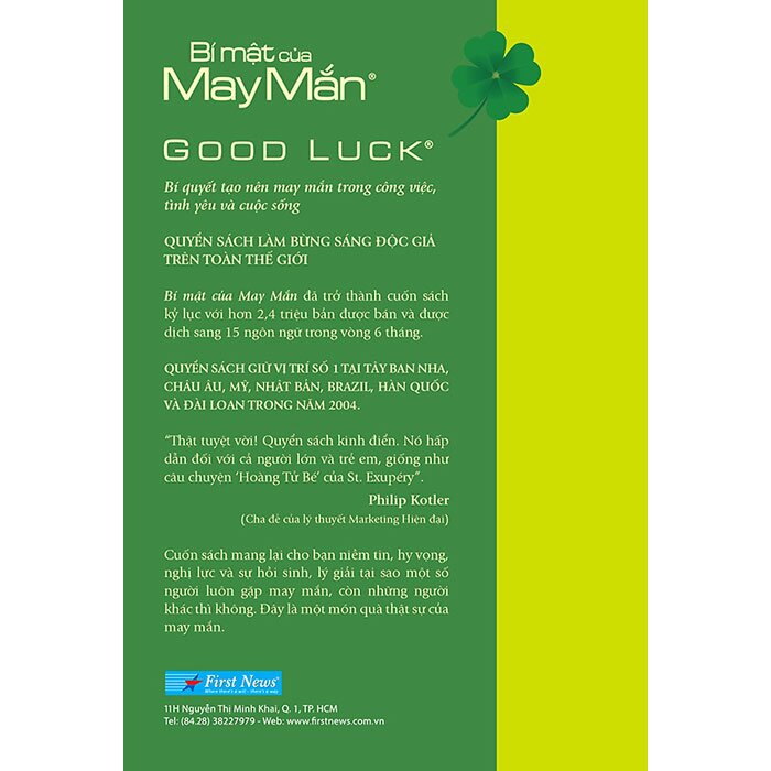 NetaBooks - Bí Mật Của May Mắn (Khổ Nhỏ)