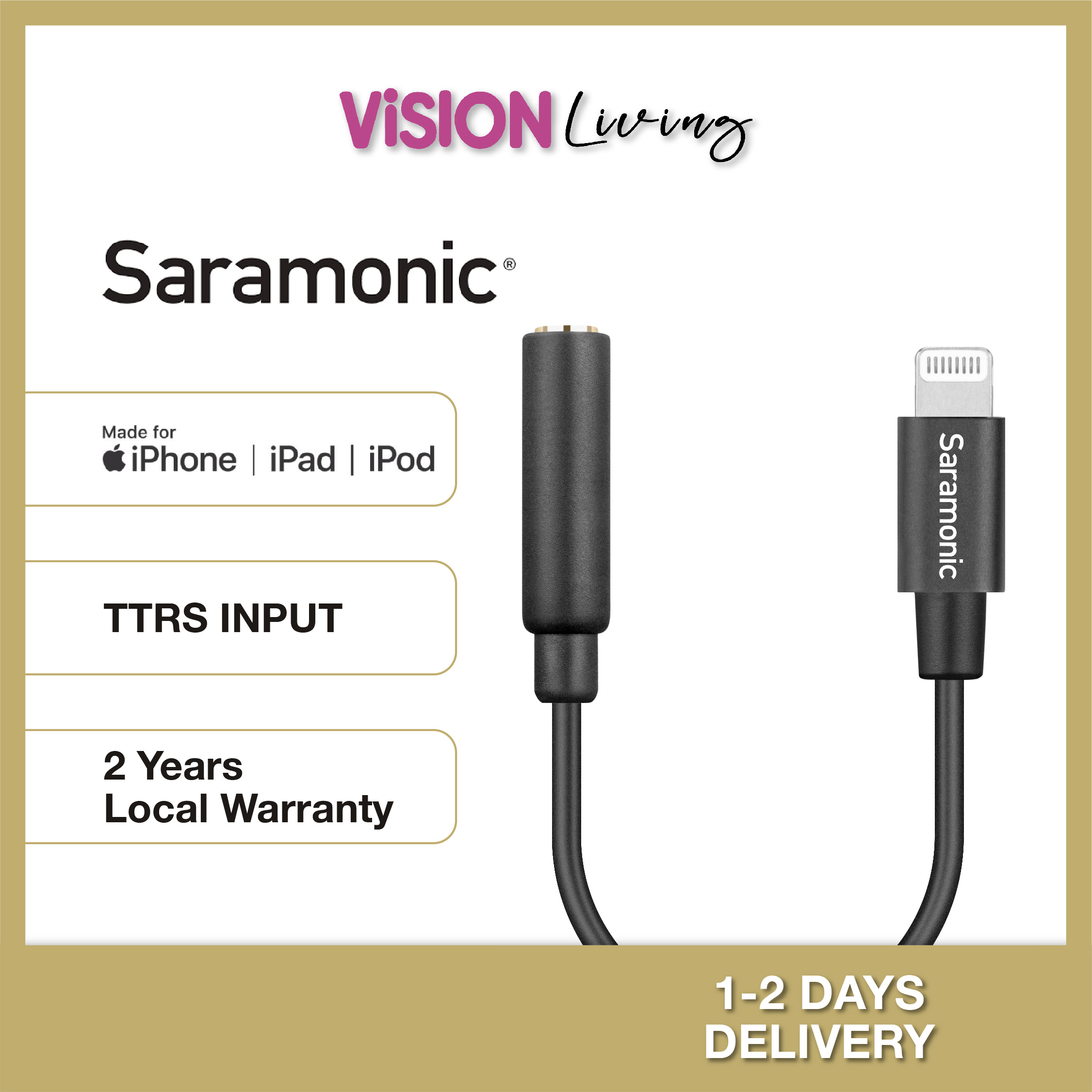 Headphone Jack Adapter 2 Years Warranty 