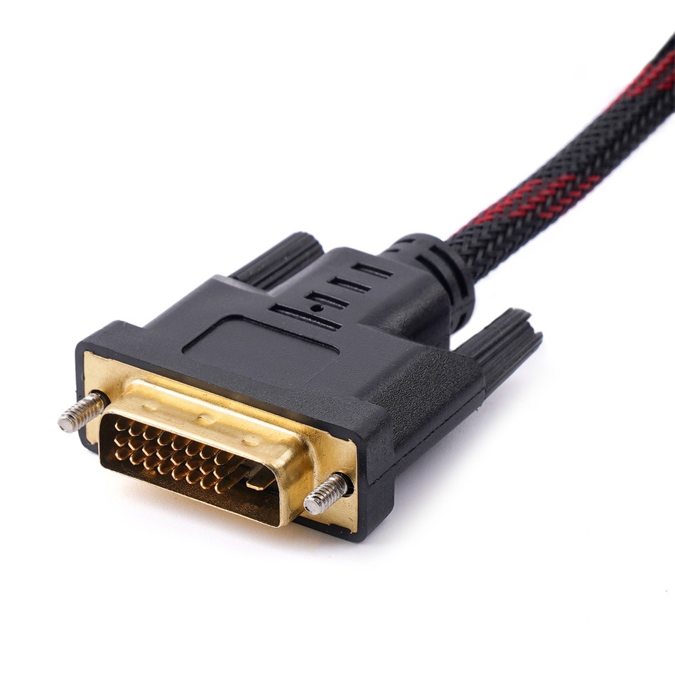【tasselelf mall】DVI TO HDMI HDMI TO DVI , DVI D Male To HDMI Compatible Cable High Speed HDTV Compatible DVI Cable. 