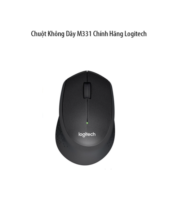 Chuột không dây Logitech M331 Silent - Màu Đen