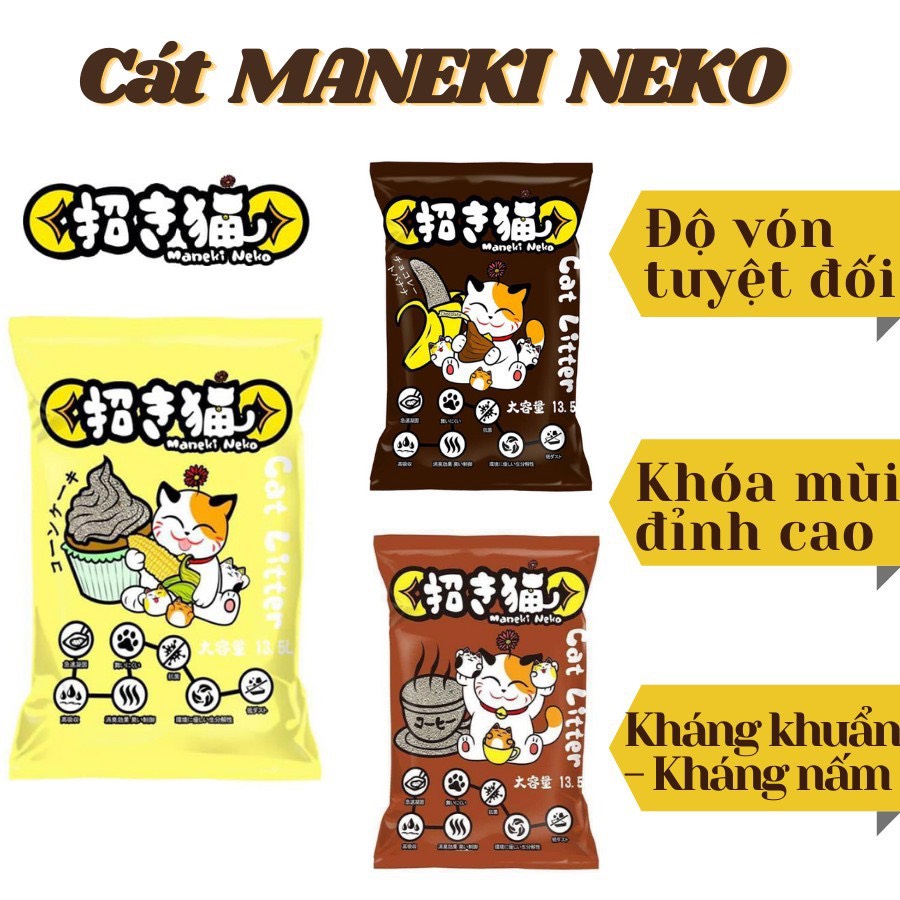< Cát Vệ Sinh> CÁT Mèo Maneki Neko