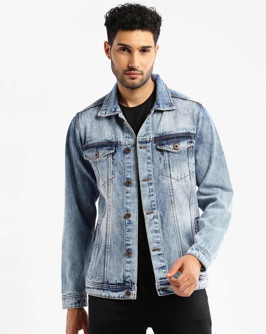 Men's%20Slim%20Fit%20Denim%20Jacket%20With%20Flap%20Pockets%20By%20Knockout%20Denims%20-%20Image%204