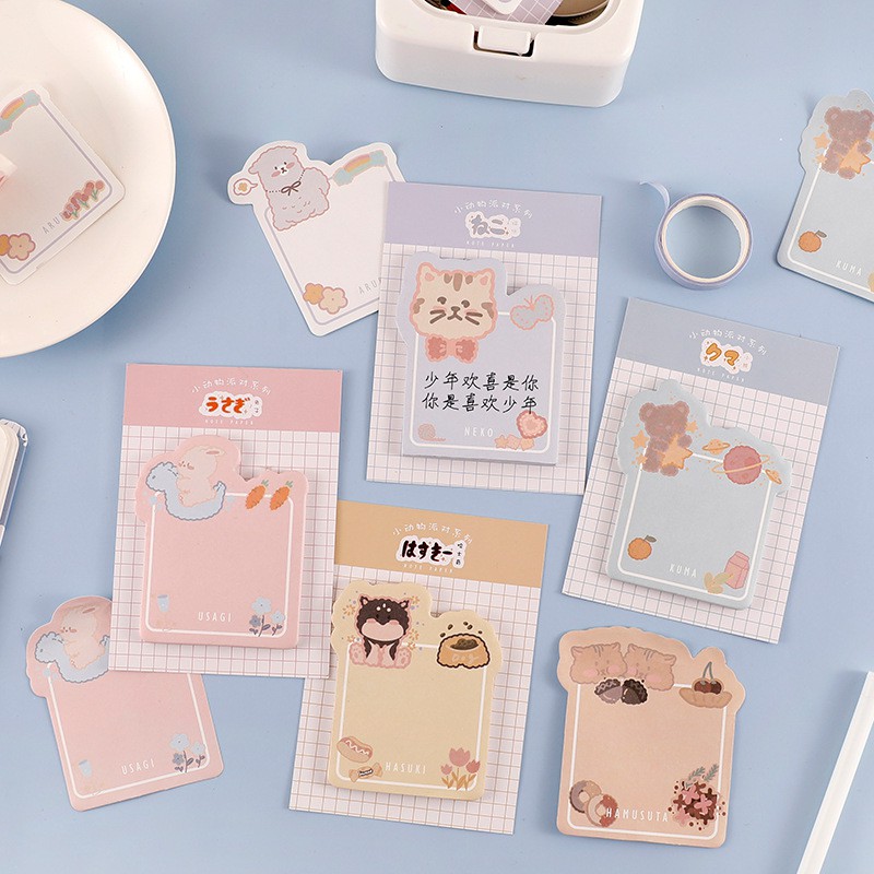 Giấy note ghi nhớ hình ảnh đáng yêu