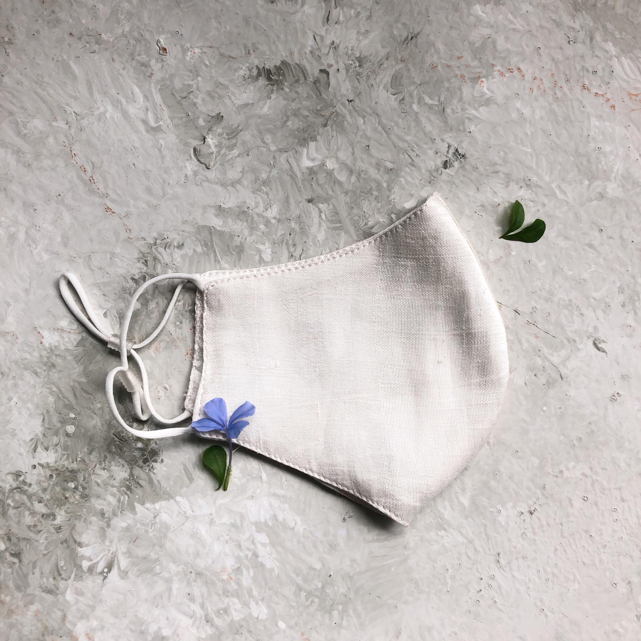 [Linen by Moriko] Khẩu trang 100% tơ tằm dệt tay