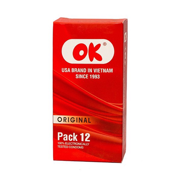 Bao Cao Su OK Original (Hộp 12 Cái)