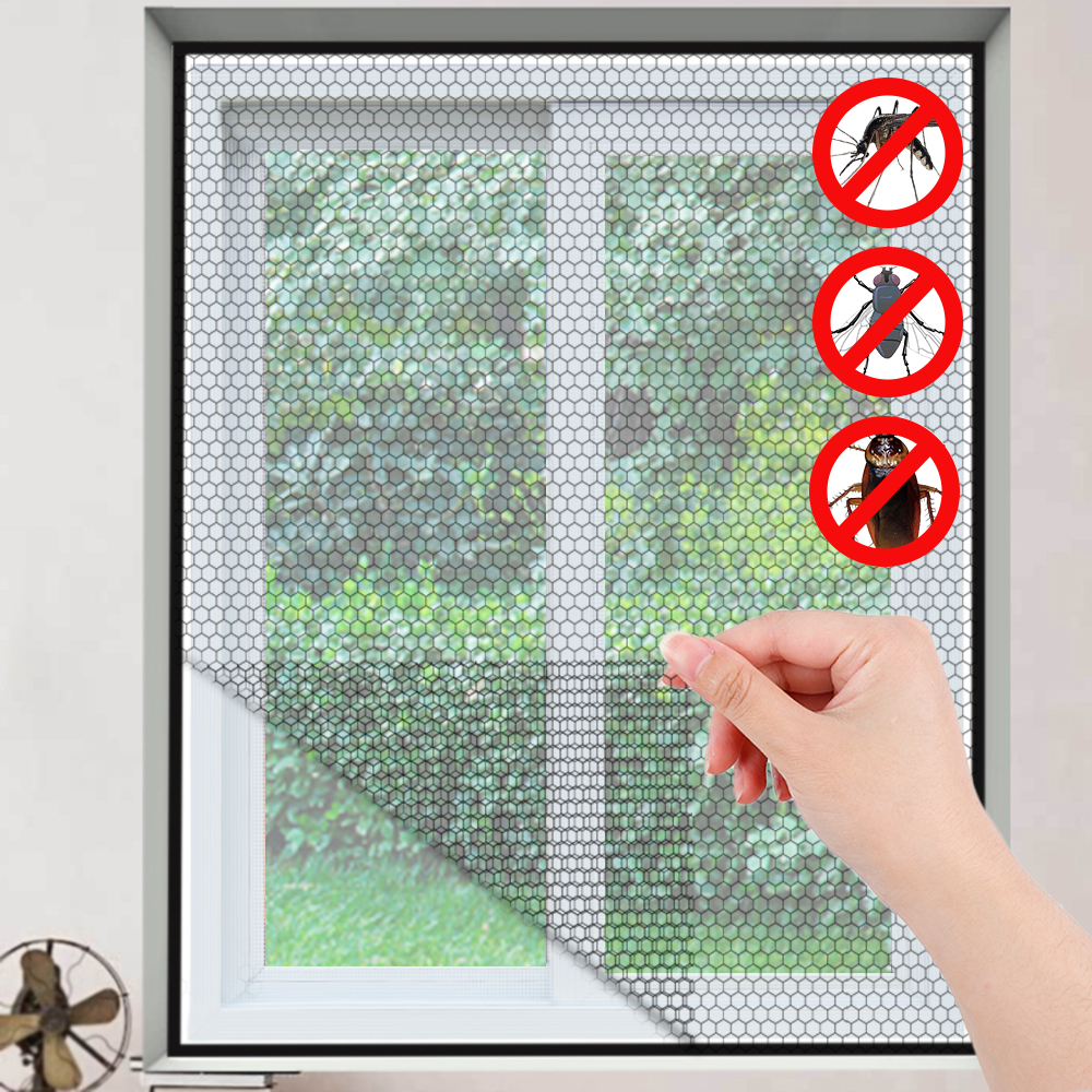 YESPERY Lưới Cửa Sổ Chống Muỗi Ruồi Kèm Băng Dính Lưới Chắn Côn Trùng LƯỚI CHẮN Cửa Sổ Lưới Trong Nhà Lưới Chống Muỗi Bọ Dễ Lắp