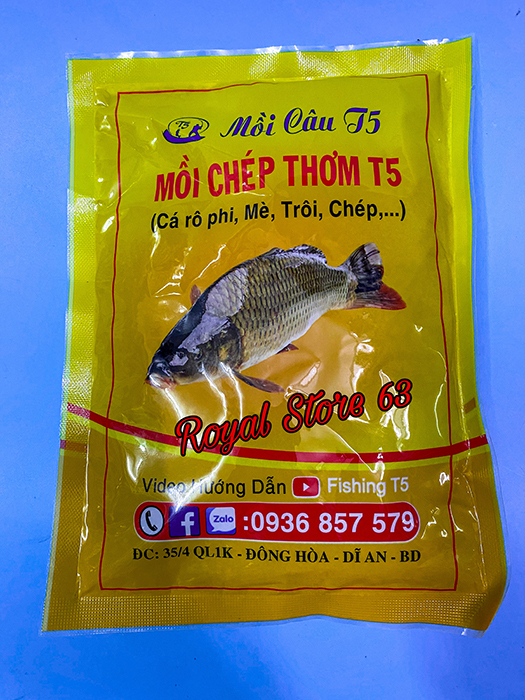 Mồi câu cá chép thơm siêu nhạy Fishing T5