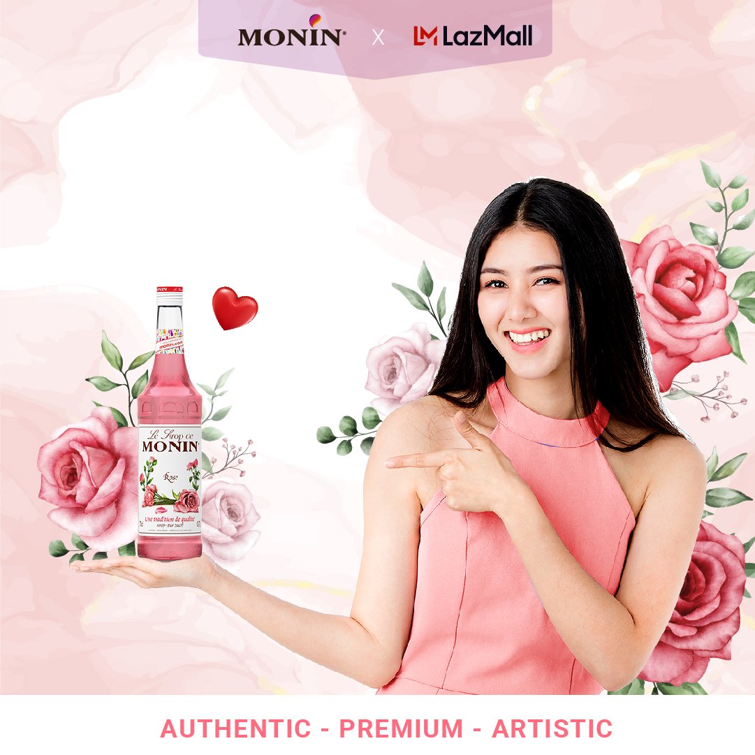 Siro Hoa Hồng MONIN - 700ML