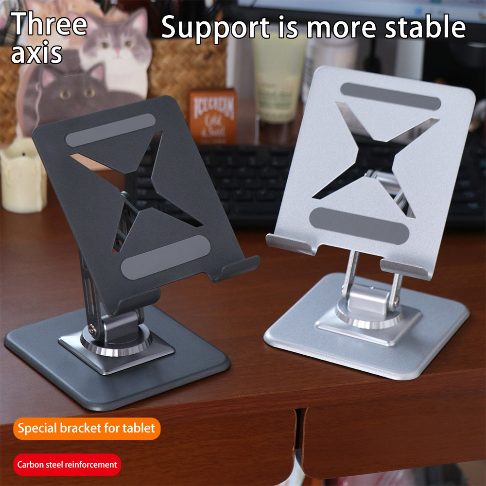 Portable Rotatable Foldable Tablet Stand Metal Frame Adjustable Tablet ...
