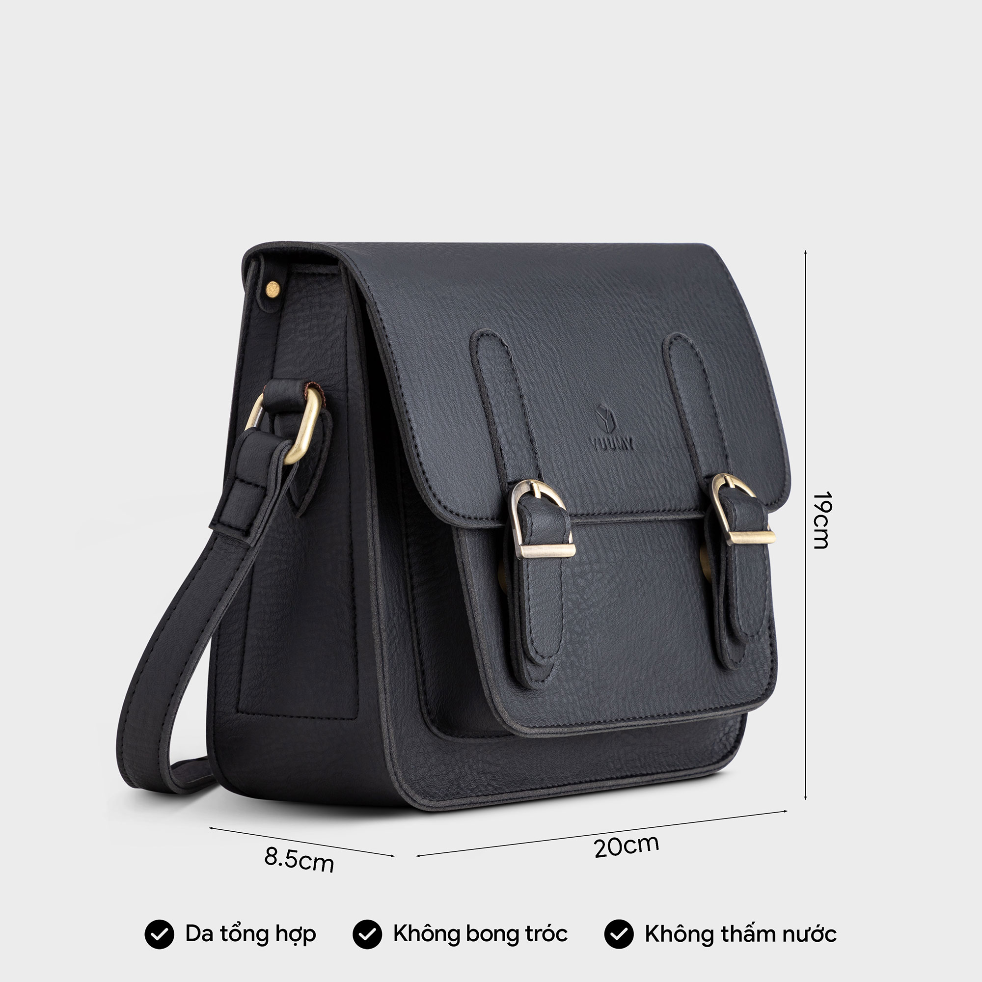Túi Yuumy (Thời trang nữ size 20 - Túi đeo chéo da Seasand YN116)