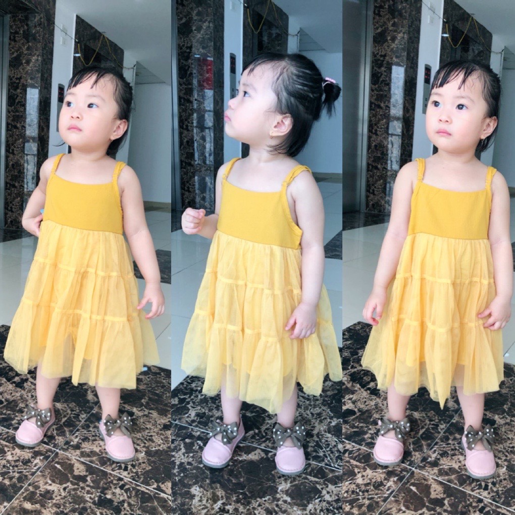 [sale] VÁY 2 DÂY CỰC HOT DÀNH CHO CÔNG CHÚA NHỎ