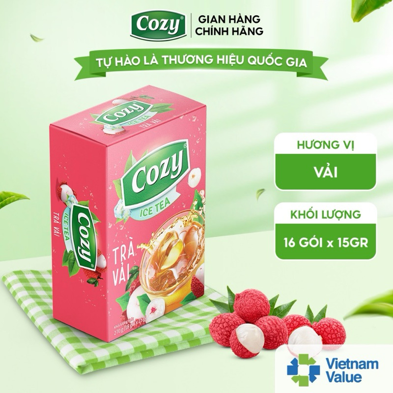 Trà cozy hoà tan các loại hương