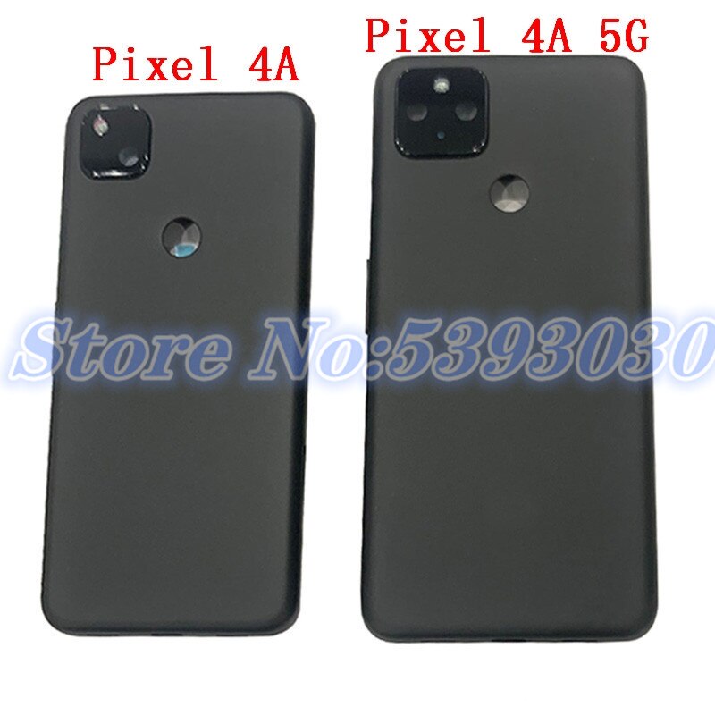 Original For Google Pixel 4A Back Battery Cover Housing Case Replacement Parts For Google Pixel 4A 5G Battery Cover
