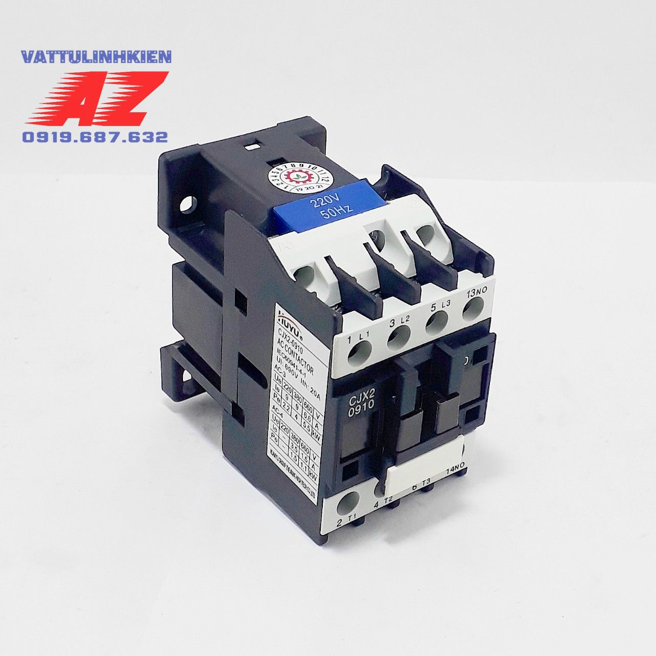 Contactor - khởi động từ cjx2 0910 -220v/50hz - 20a