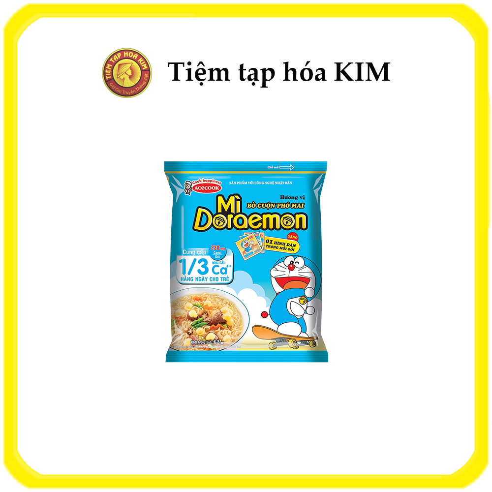 Mì cho trẻ con Doraemon gói 52g