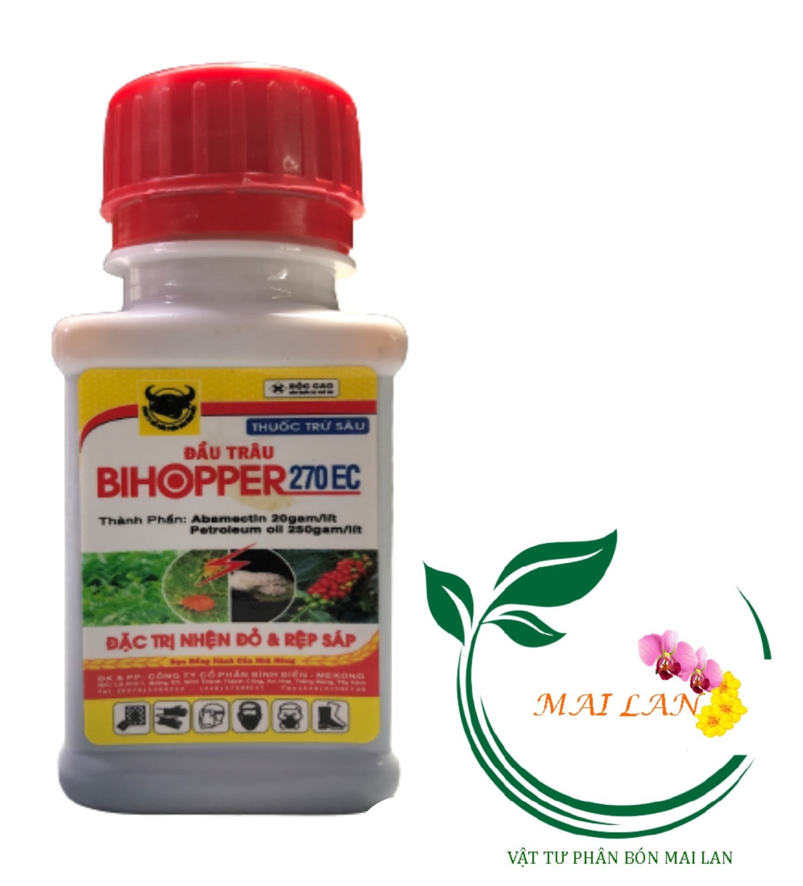 Chế phẩm Sinh học BiHopper 270EC - trừ rệp sáp, nhện đỏ - #016B# 50ml