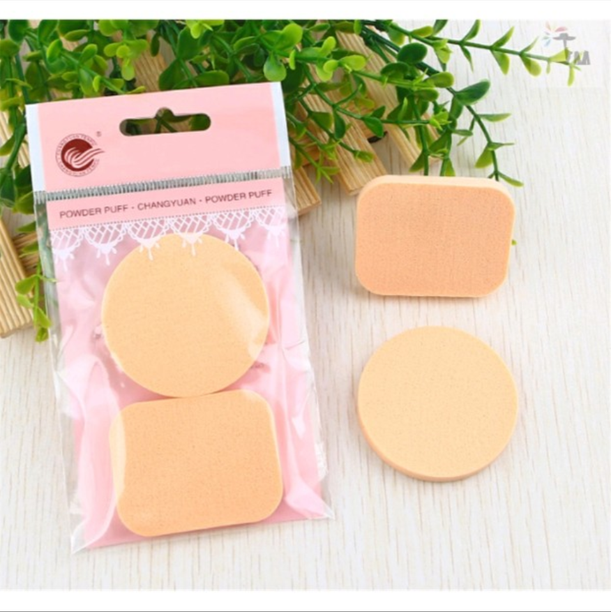 Túi 2 chiếc bông phấn trang điểm