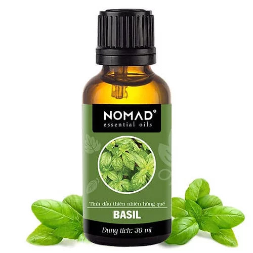 Tinh Dầu Húng Quế Nguyên Chất Nomad Essential Oils Basil