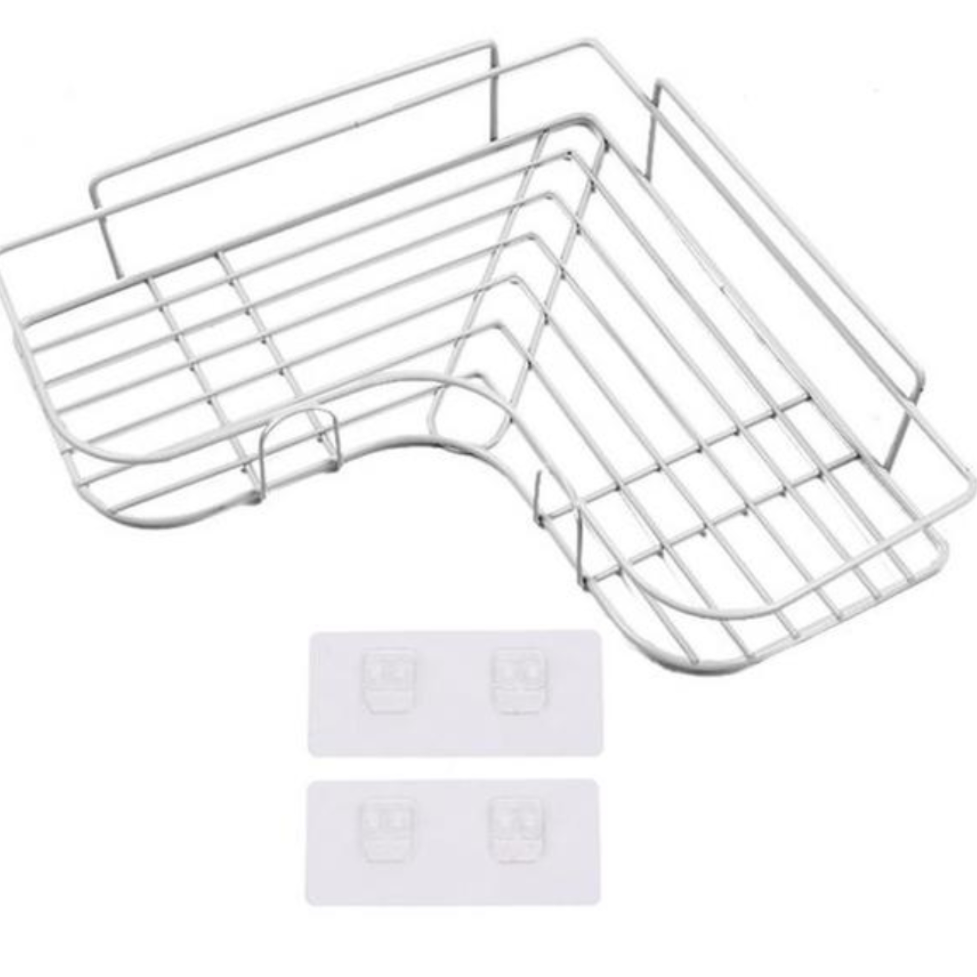 Multipurpose Kitchen Bathroom Corner Shelf Wall Mount Storage Rack Bathroom Rack Soap Holder Storage Box Shower Rack Shelf, Bathroom Racks and Shelves, Bathroom Stands and Racks. 