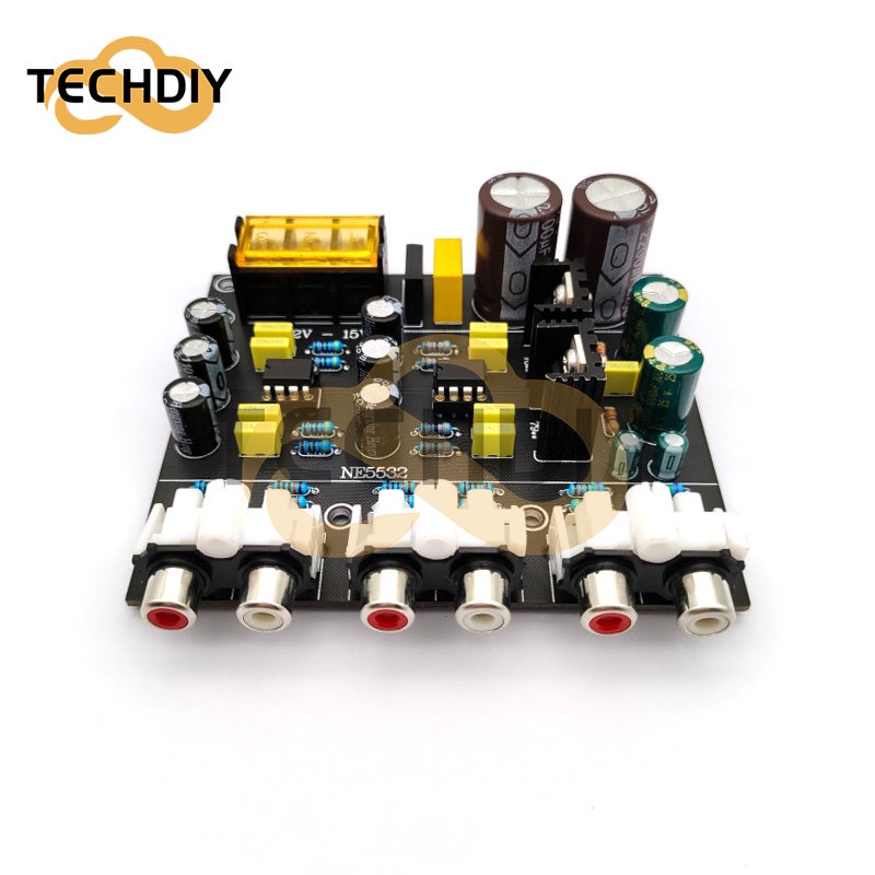 Electronic Active Crossover 2 Way NE5532 Pre-Stage Linkwitz Riley Filter Frequency Divider