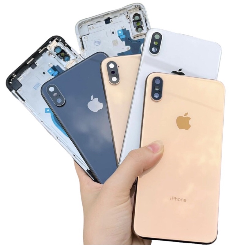 Vỏ sườn zin new thay máy XSMax ( 3 màu trắng, đen, vàng )