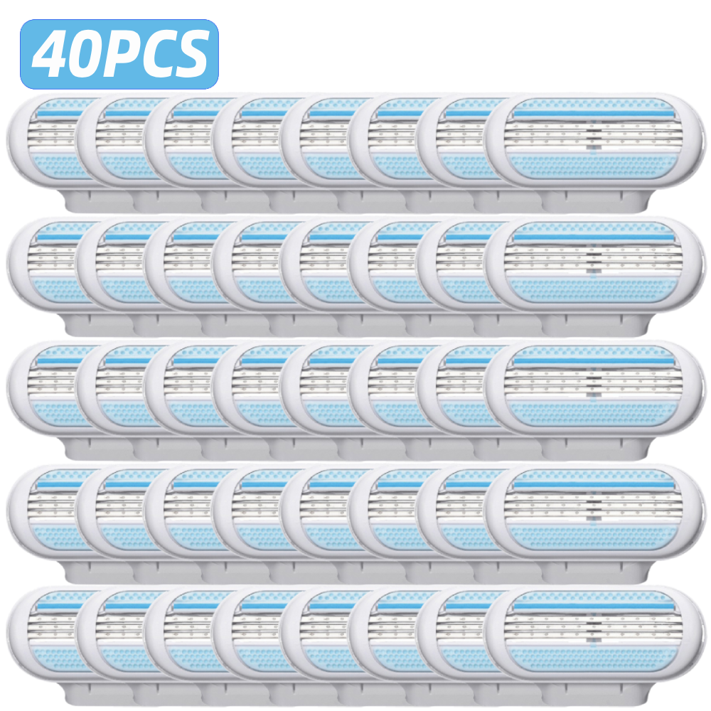 4/20/40pcs%20GFLV%203%20Layers%20Razor%20Women%20Shaver%20for%20Venus%20Razor%20Safety%20Razor%20for%20Women%20Face%20Arm%20Leg%20Hair%20Machine%20-%20Image%204