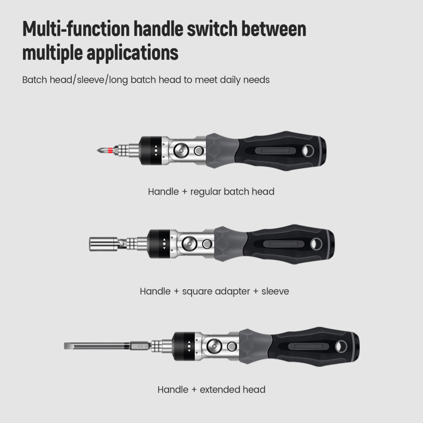 Ratchet Screwdriver Set Multi-Angle Ratchet Handle Ma-gnetic Screw Driver Bits with Sleeve Multifunctional Precision Repair Tool