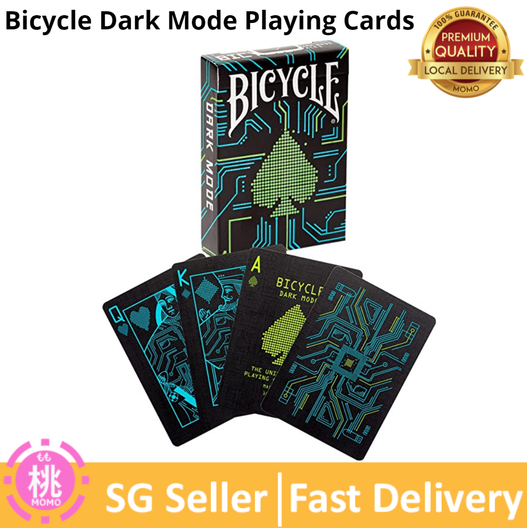 Bicycle Dark Mode Playing Cards, Black Lazada Singapore