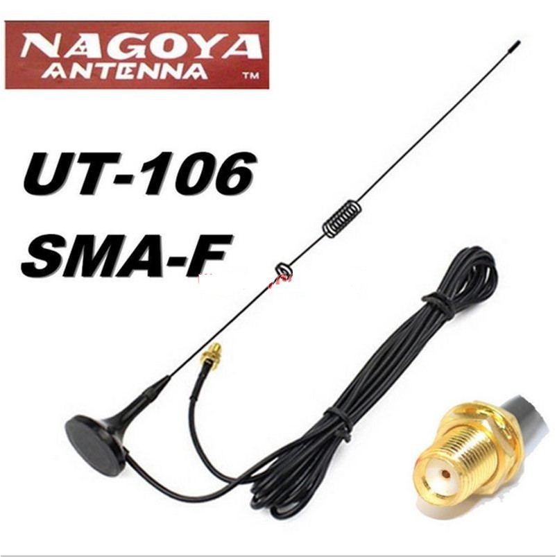 NAGOYA UT 106UV SMA Female Connector VHF/UHF 144/430MHz Dual Band Antenna  Baofeng Kenwood