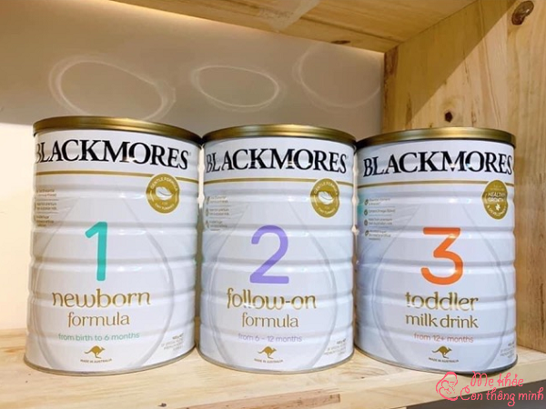 Sữa BLACKMORE 900gr đủ 3 số 1,2,3 ÚC.