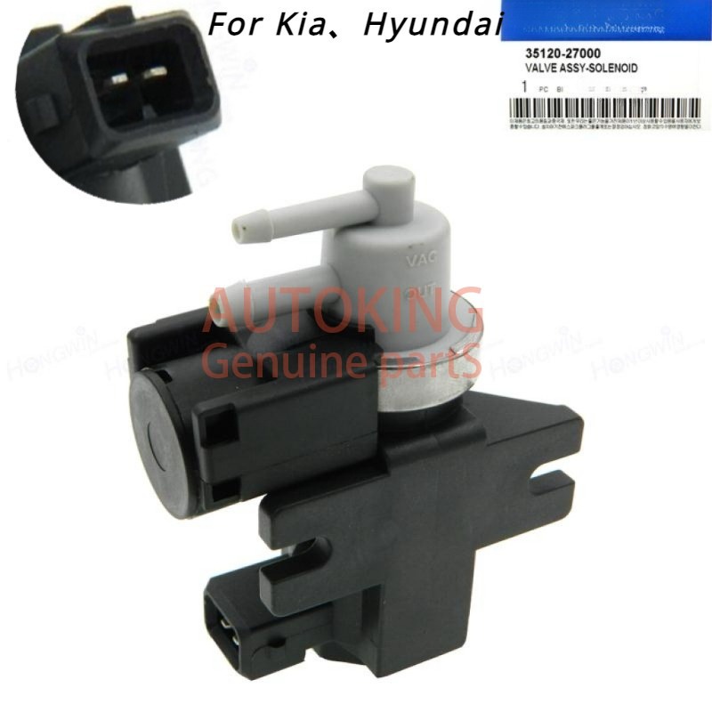 thumbnail image 2 of Turbo Boost Control Pressure Solenoid Valve For Hyundai Kia 1.5 1.7 2.0 2.5 CRDi – JCMotors 35120-27050 2 of 6