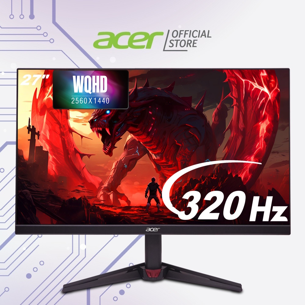 Acer Nitro VG272U W2 27-Inch WQHD IPS HDR Gaming Monitor with