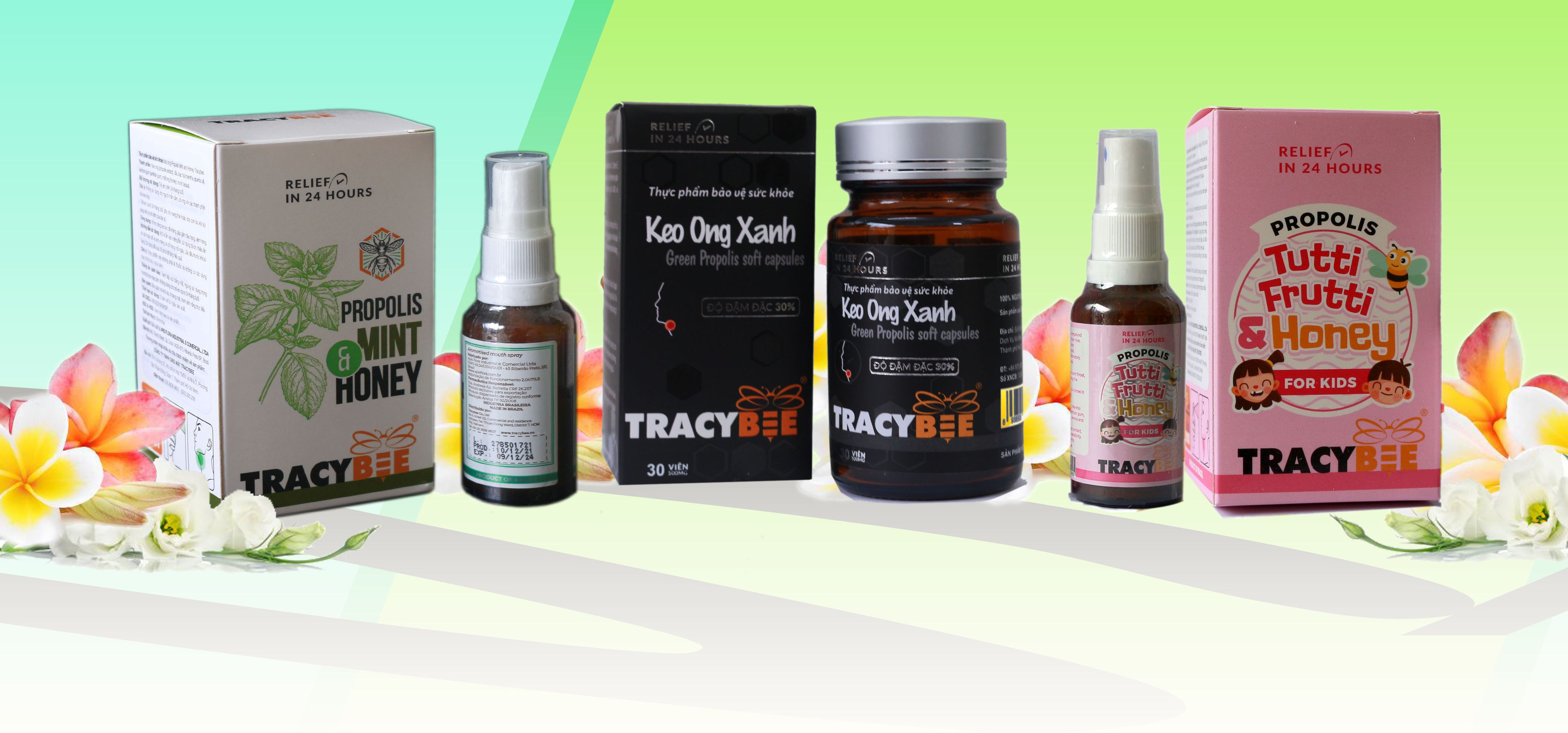Xịt họng keo ong tracybee